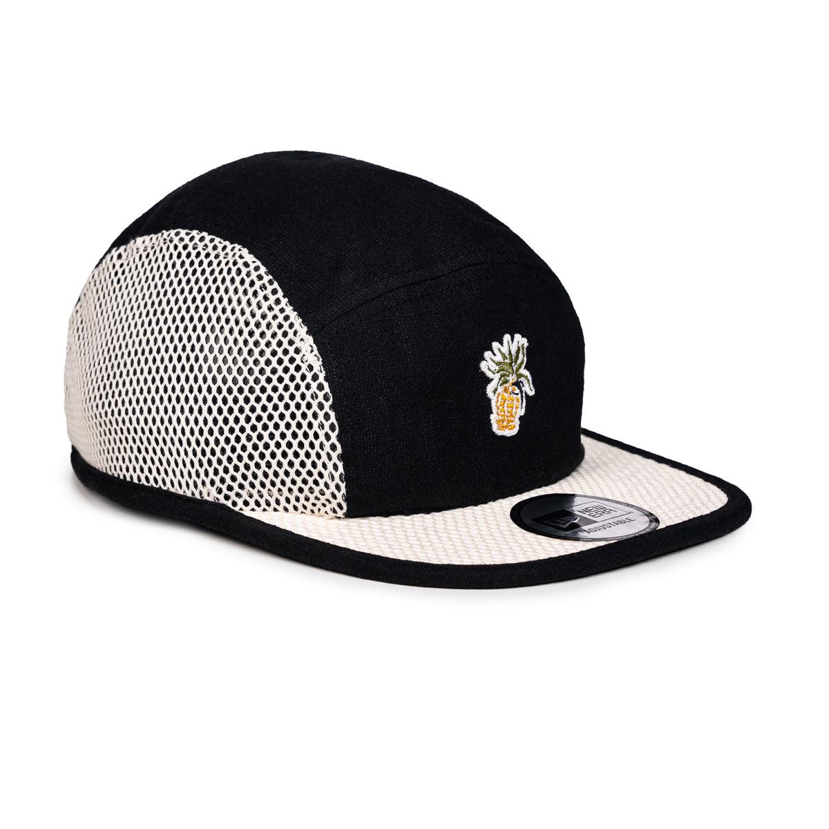 + New Era 5 Panel Camper Cap 'Black White'