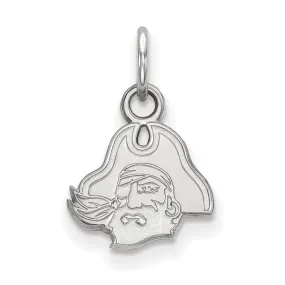 10k White Gold East Carolina U Pirates XS (Tiny) Charm or Pendant