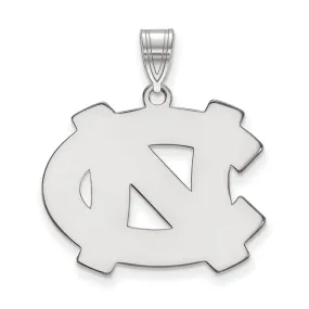 10k White Gold North Carolina Large 'NC' Pendant