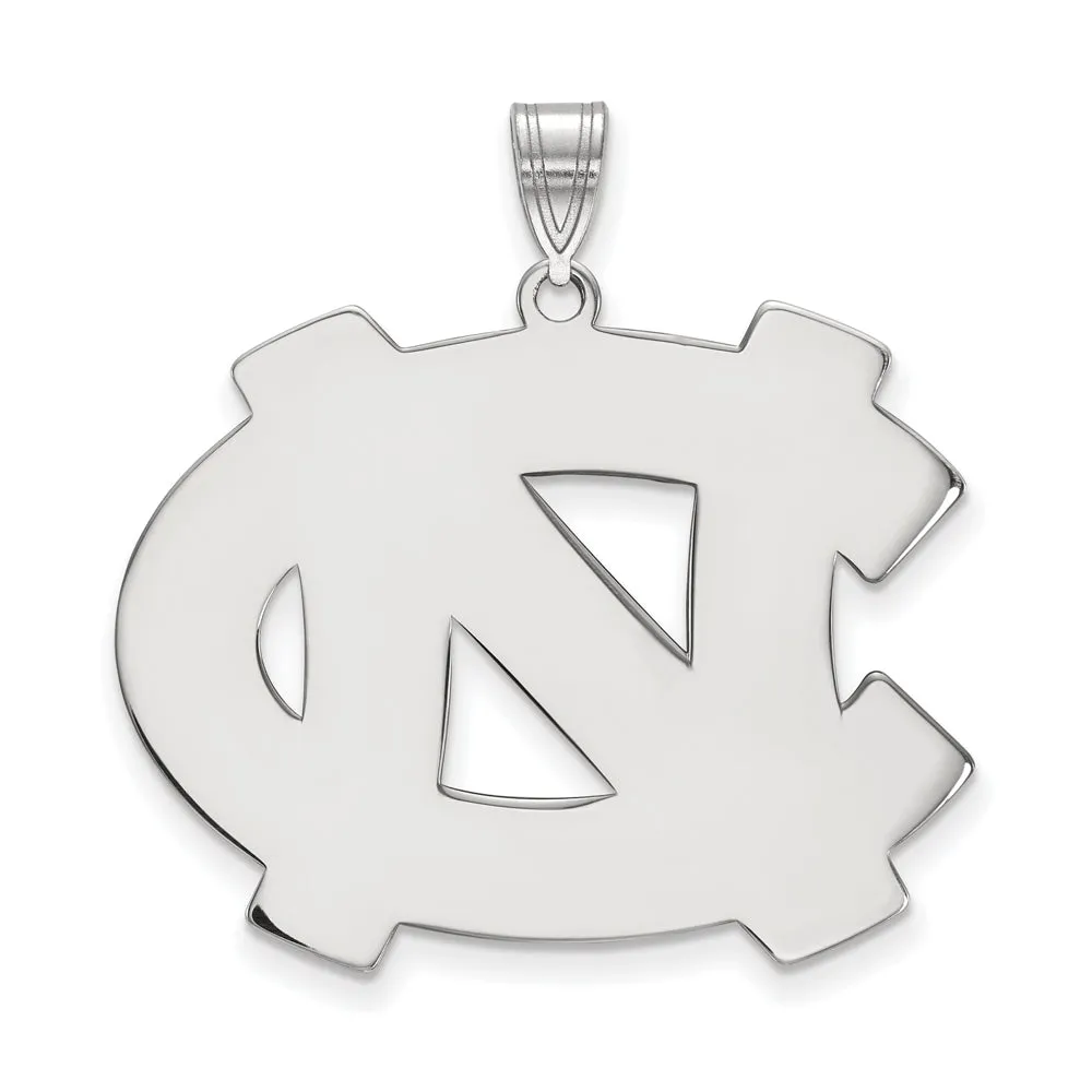 10k White Gold North Carolina XL 'NC' Pendant