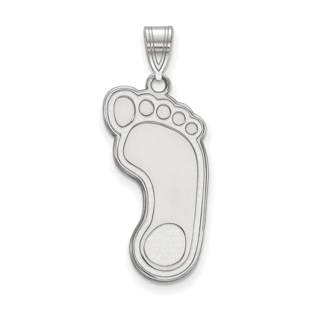 10k White Gold North Carolina XL Pendant