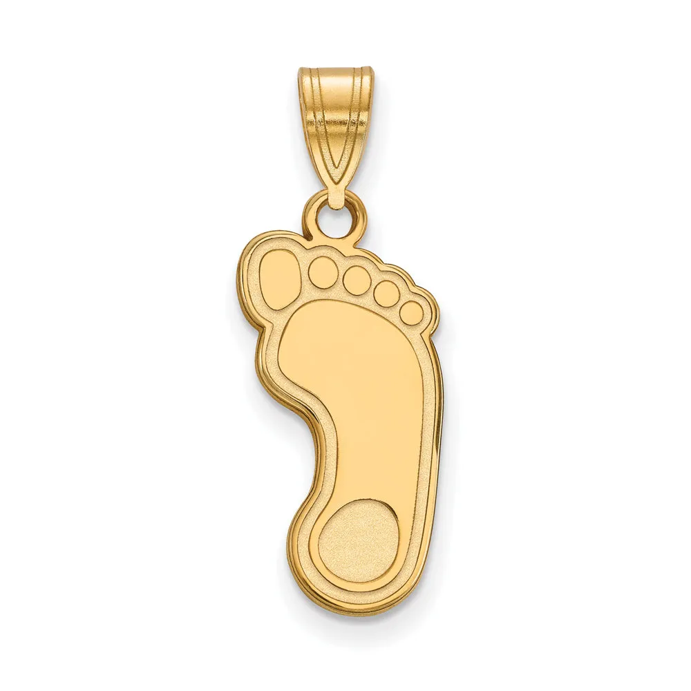 10k Yellow Gold North Carolina Large Tar Heels Pendant