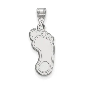 14k White Gold North Carolina Large Tar Heels Pendant