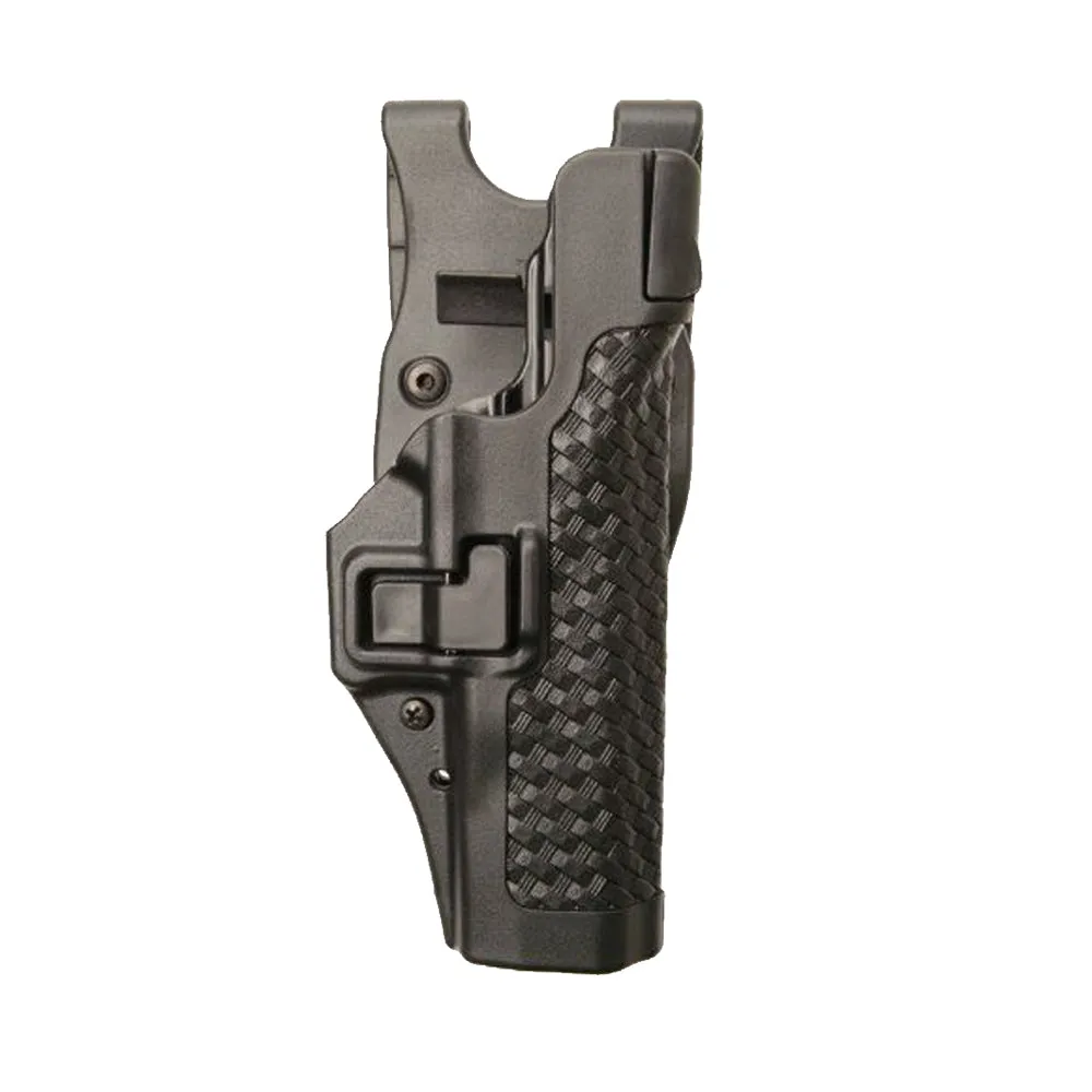 44H100BW-R FUNDA DERECHA SERPA GRABADA NIVEL 3 MARCA BLACKHAWK PARA GLOCK 17