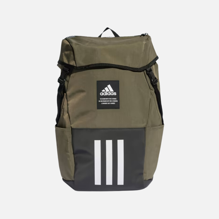 Adidas 4 Athlts Camper Training Backpack -Olive Strata/Black/White