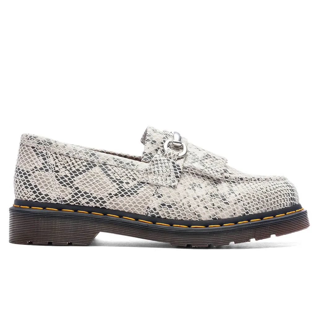 Adrian Print Suede - Snaffle Sand/Black Python