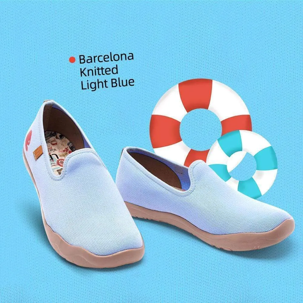 Barcelona Knitted Light Blue