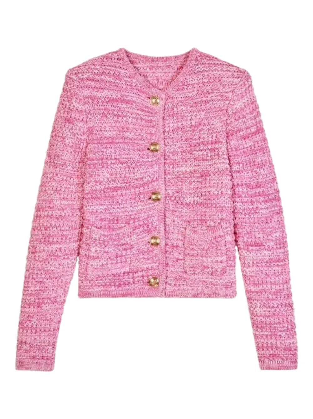 BA+SH Guspa Cardigan in Rose