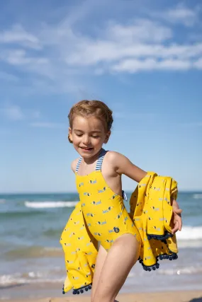 B.Canicross KNITTED SWIMSUIT - YELLOW