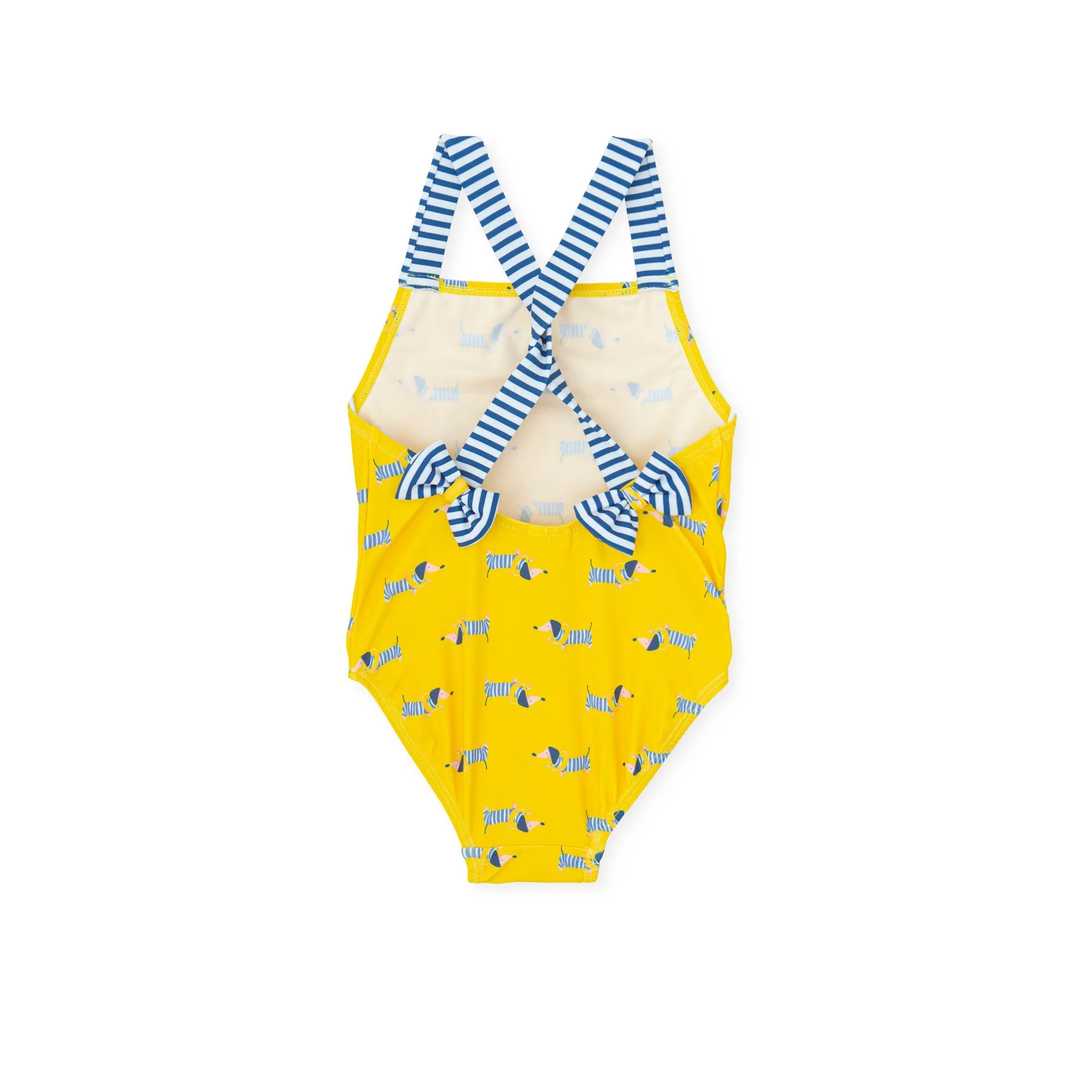 B.Canicross KNITTED SWIMSUIT - YELLOW