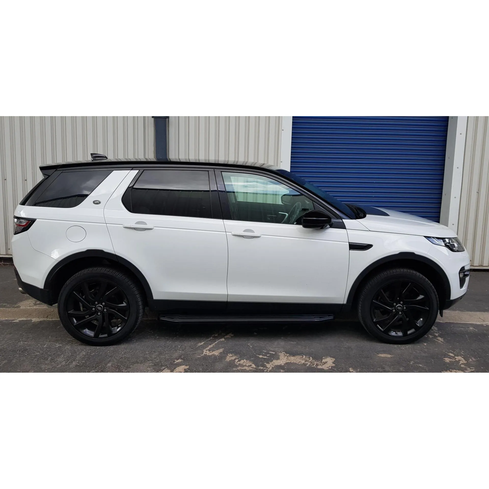 Black Raptor Side Steps Running Boards for Land Rover Discovery Sport 2014-2019