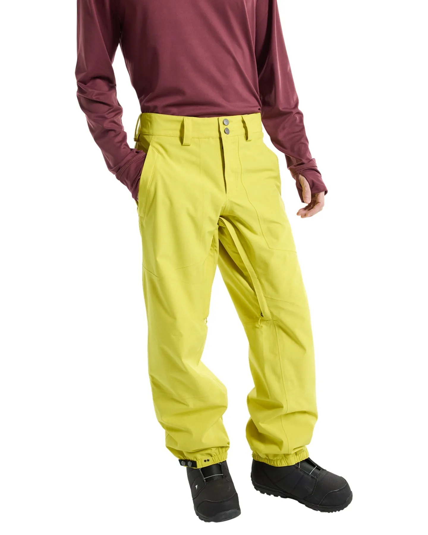 Burton Men's Melter Plus 2L Pants - Sulfur | Shop Snow Pants & Suits at Trojan Wake Ski Snow & Snow Skiers Warehouse