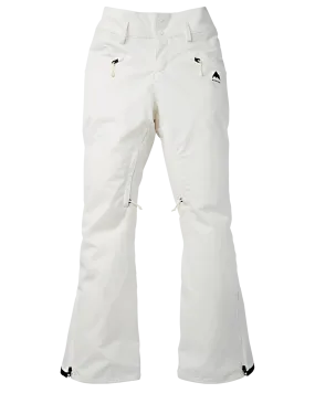 Burton Women's Marcy High Rise Stretch 2L Snow Pants - Stout White | Shop Snow Pants & Suits at Trojan Wake Ski Snow &am