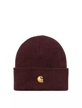 Carhartt WIP Chase Beanie Amarone / Gold