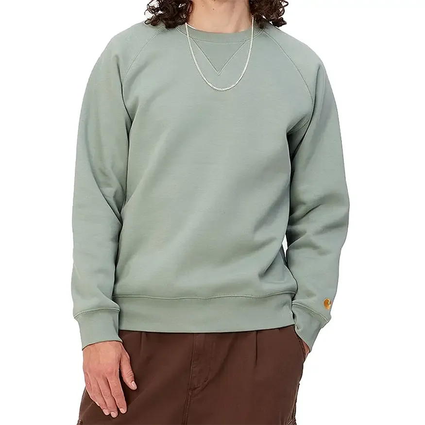 Carhartt WIP Chase Crewneck Sweatshirt - Glassy Teal