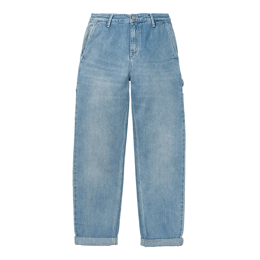 Carhartt WIP Women's Peirce Pant Denim - Light Stone Wash