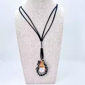 Champagne Diva Retro Fashion Necklace