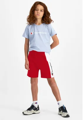 Champion Kids French Terry Panel Short <br> KVUNN LJI