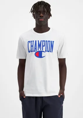 Champion Mens SPS Graphic Print Tee White <br> AV8QN 0BI