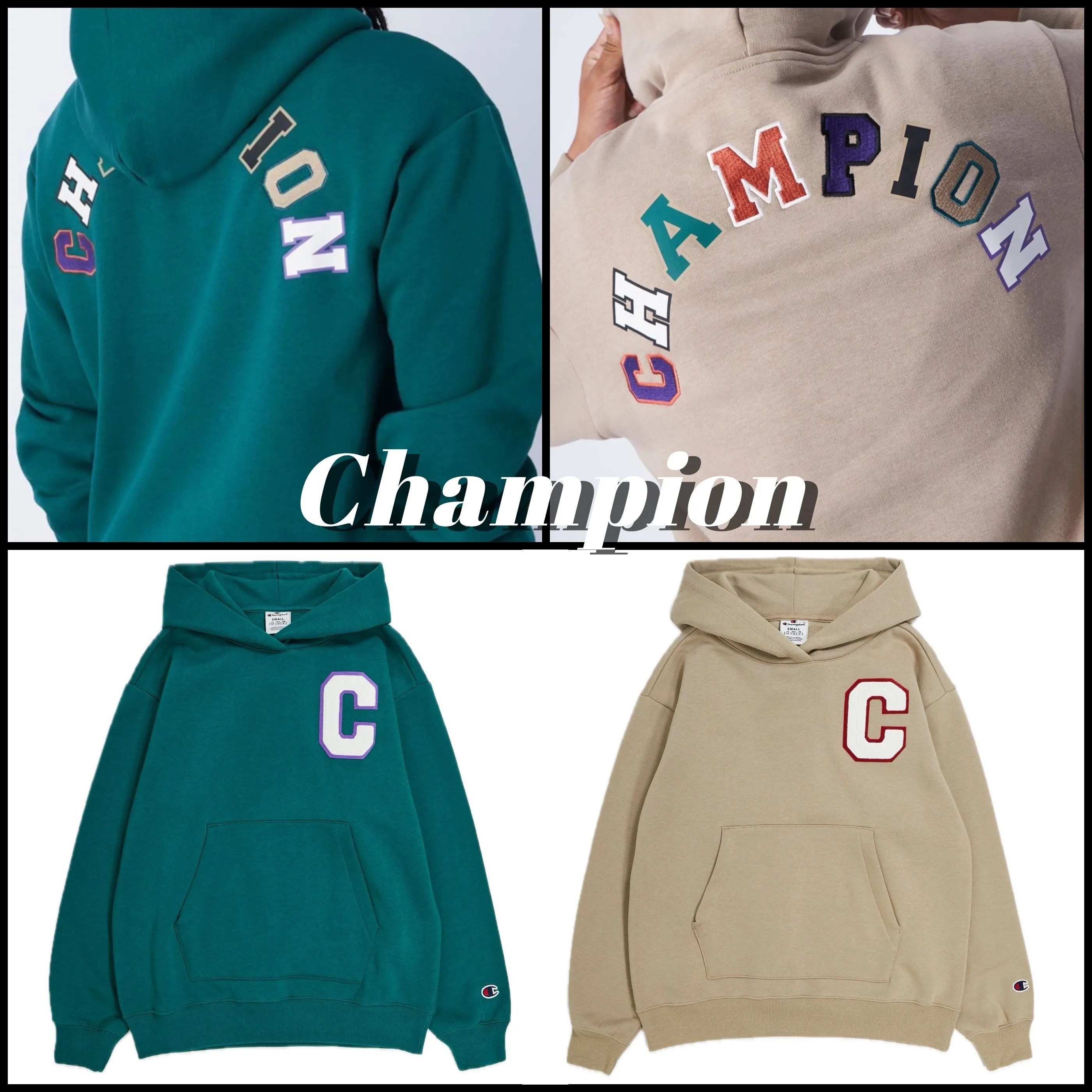 CHAMPION  |Sweat Long Sleeves Cotton Logo Skater Style