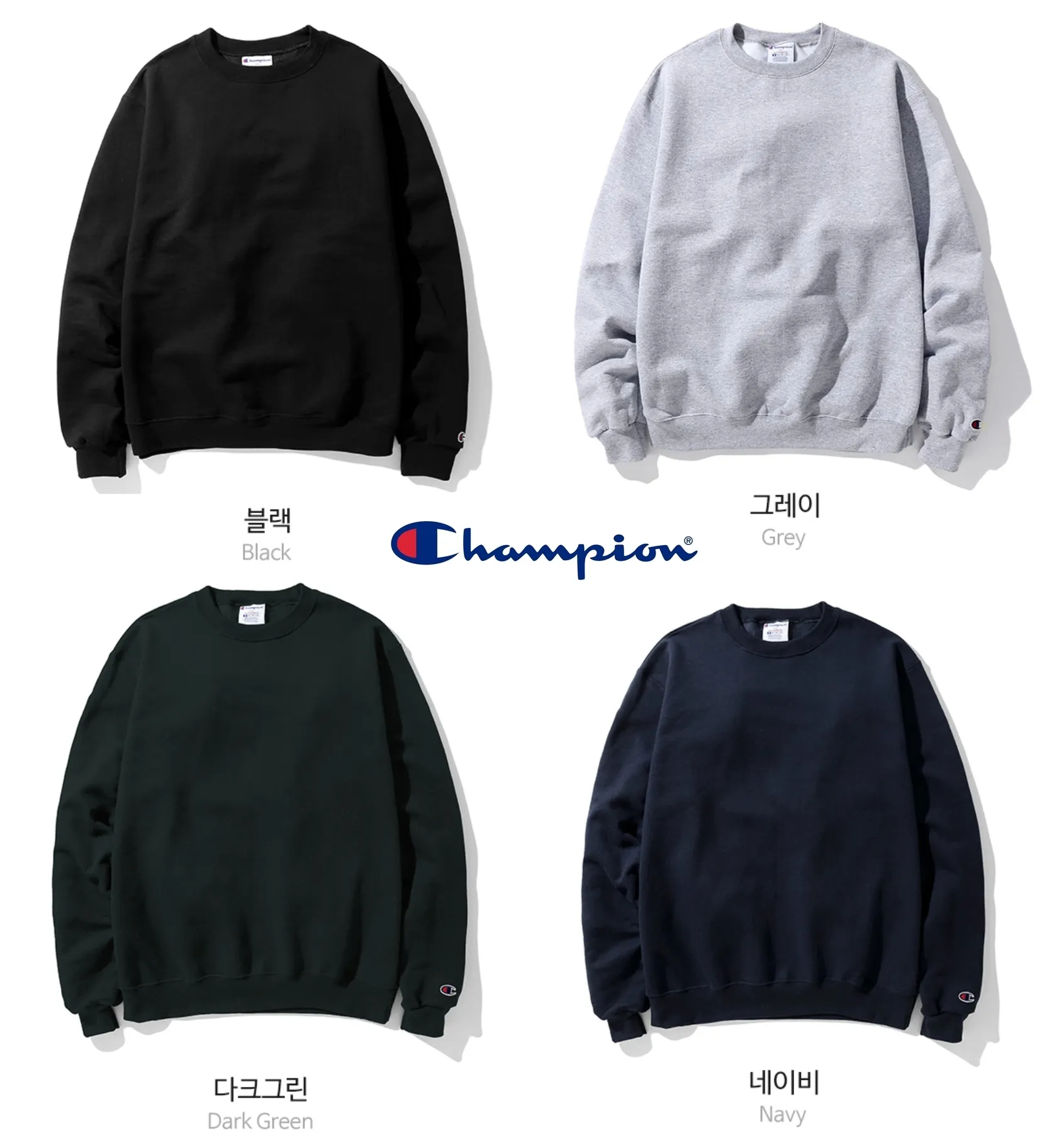 CHAMPION  |Unisex Street Style Logo Sweatshirts