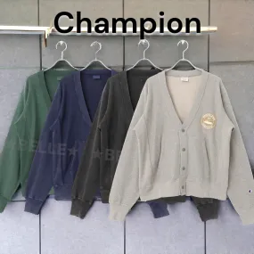 CHAMPION  |Unisex Street Style Plain Cotton Cardigans