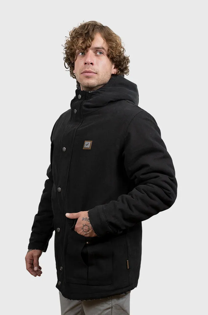 Chaqueta Canvas Reversible Woodstone V2 Black (Hombre)