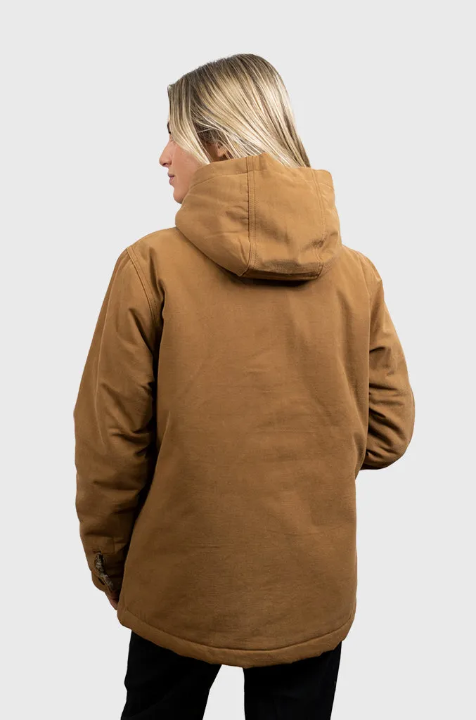 Chaqueta Canvas Reversible Woodstone V2 Camel (Mujer)