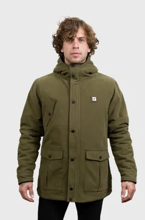 Chaqueta Canvas Reversible Woodstone V2 Green (Hombre)