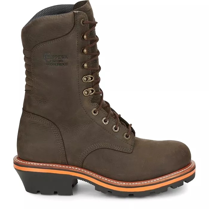 Chippewa Men's Thunderstruck 10 Soft Toe Work Boot - Brown - TH1032