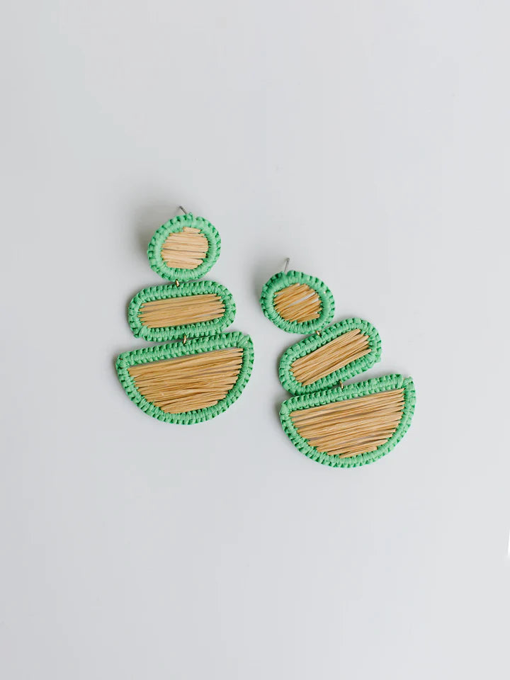 Corey Earrings - Pine Michelle McDowell