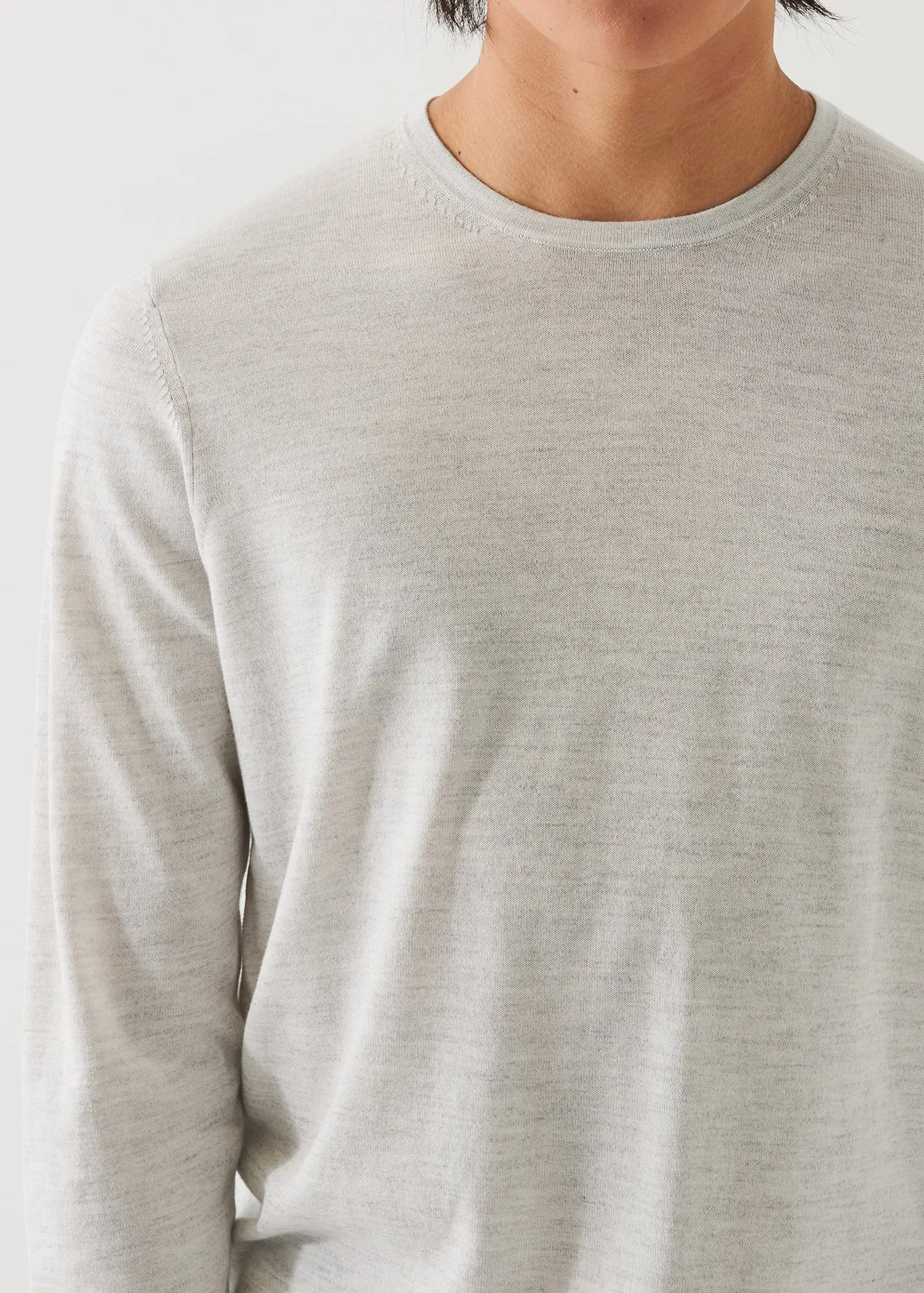 COTTON CUPRO CREWNECK