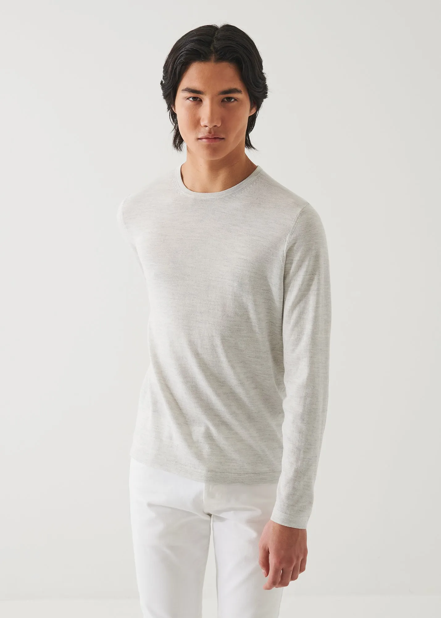 COTTON CUPRO CREWNECK