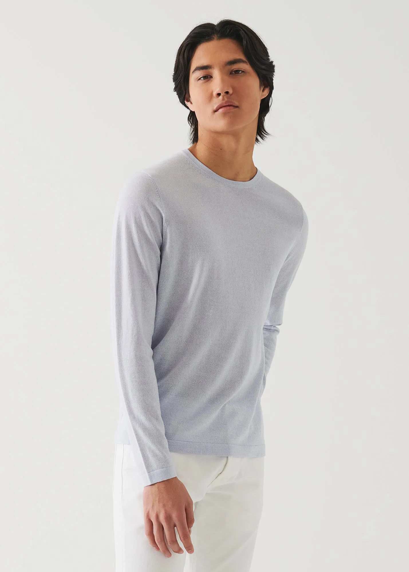 COTTON CUPRO CREWNECK