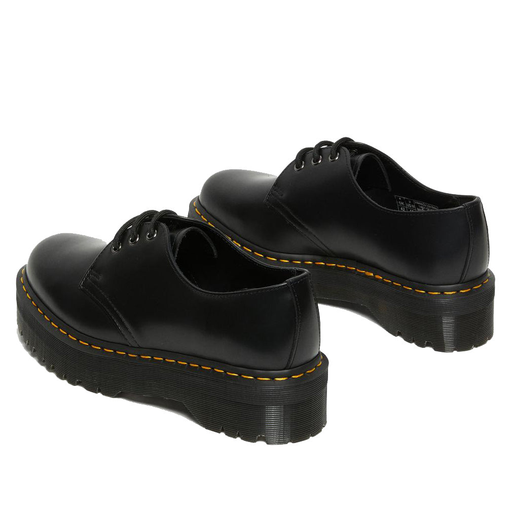     Dr. Martens 1461 Quad 3 Eye Shoe Polished Smooth Black