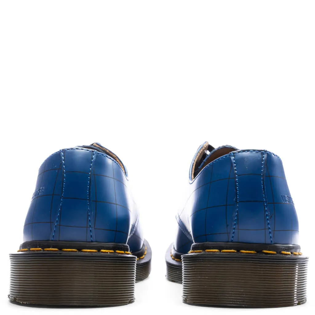 Dr. Martens x Undercover 1461 Check Smooth - Blue