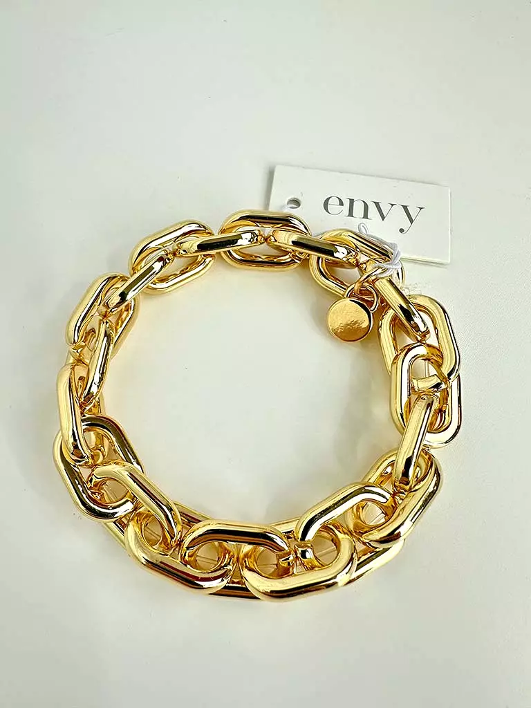 Envy Chunky Chain Link Bracelet - Gold