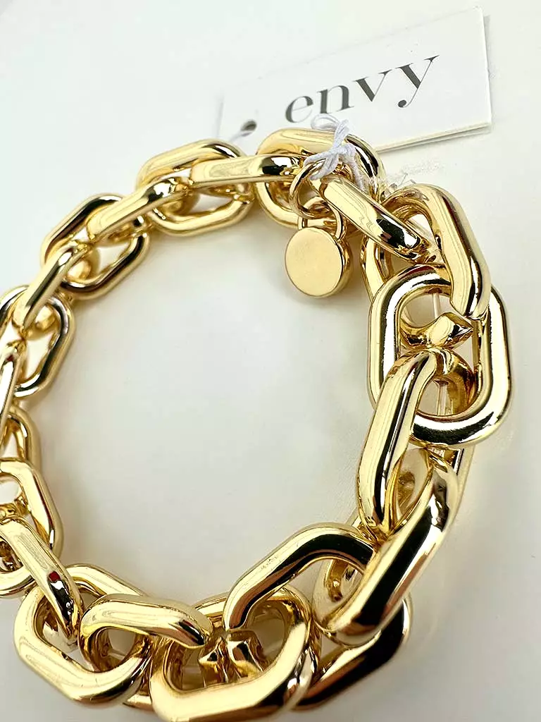 Envy Chunky Chain Link Bracelet - Gold