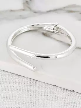 Envy Wrap Bangle - Silver