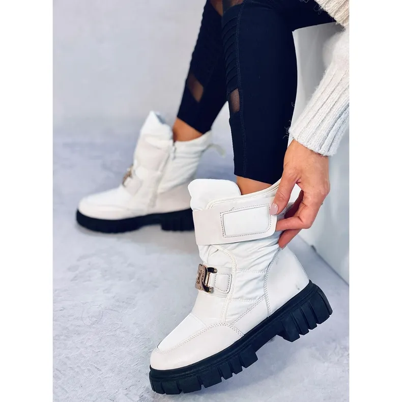 Gabby Beige women's snow boots