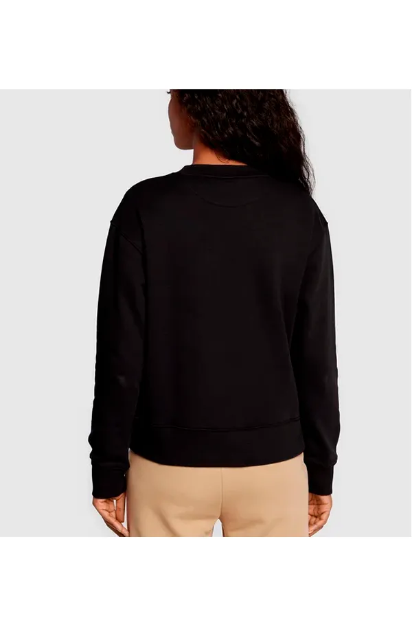 GANT Women Crest Logo Sweatshirt Black