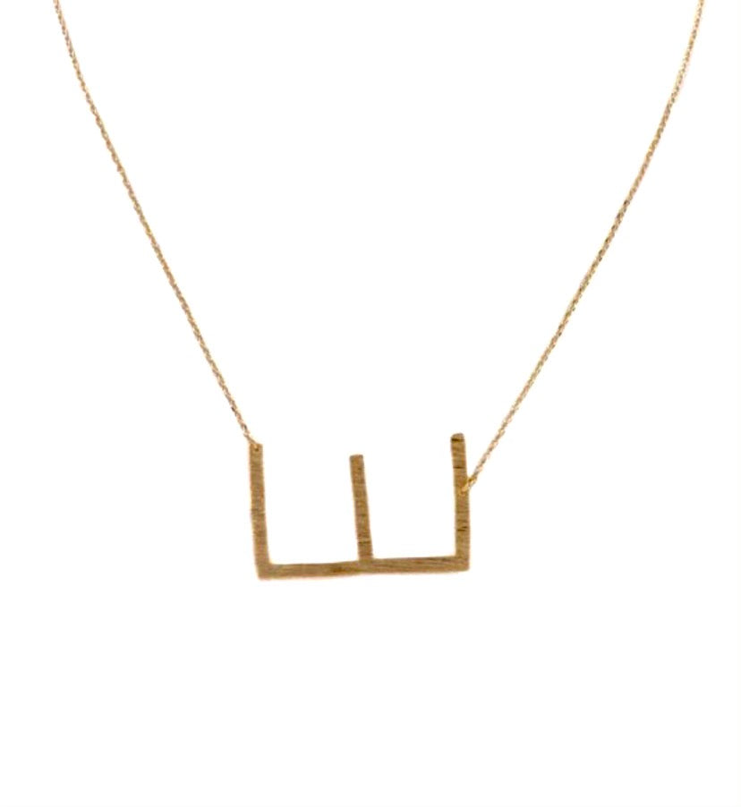 Gold Letter Necklace