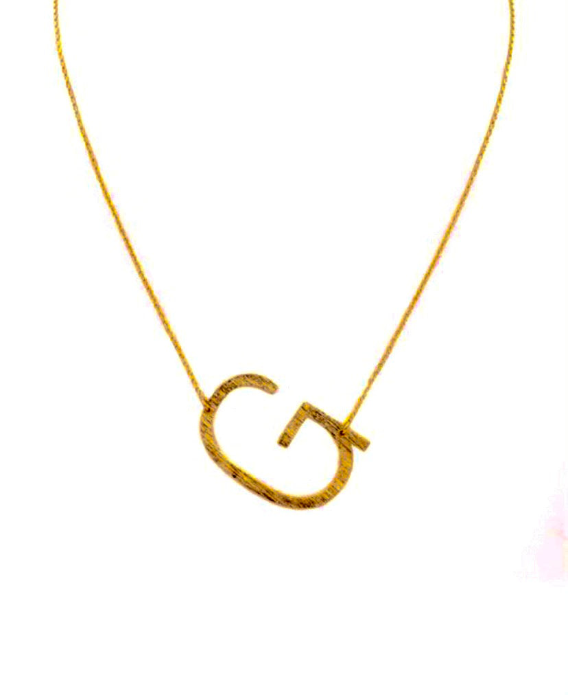 Gold Letter Necklace