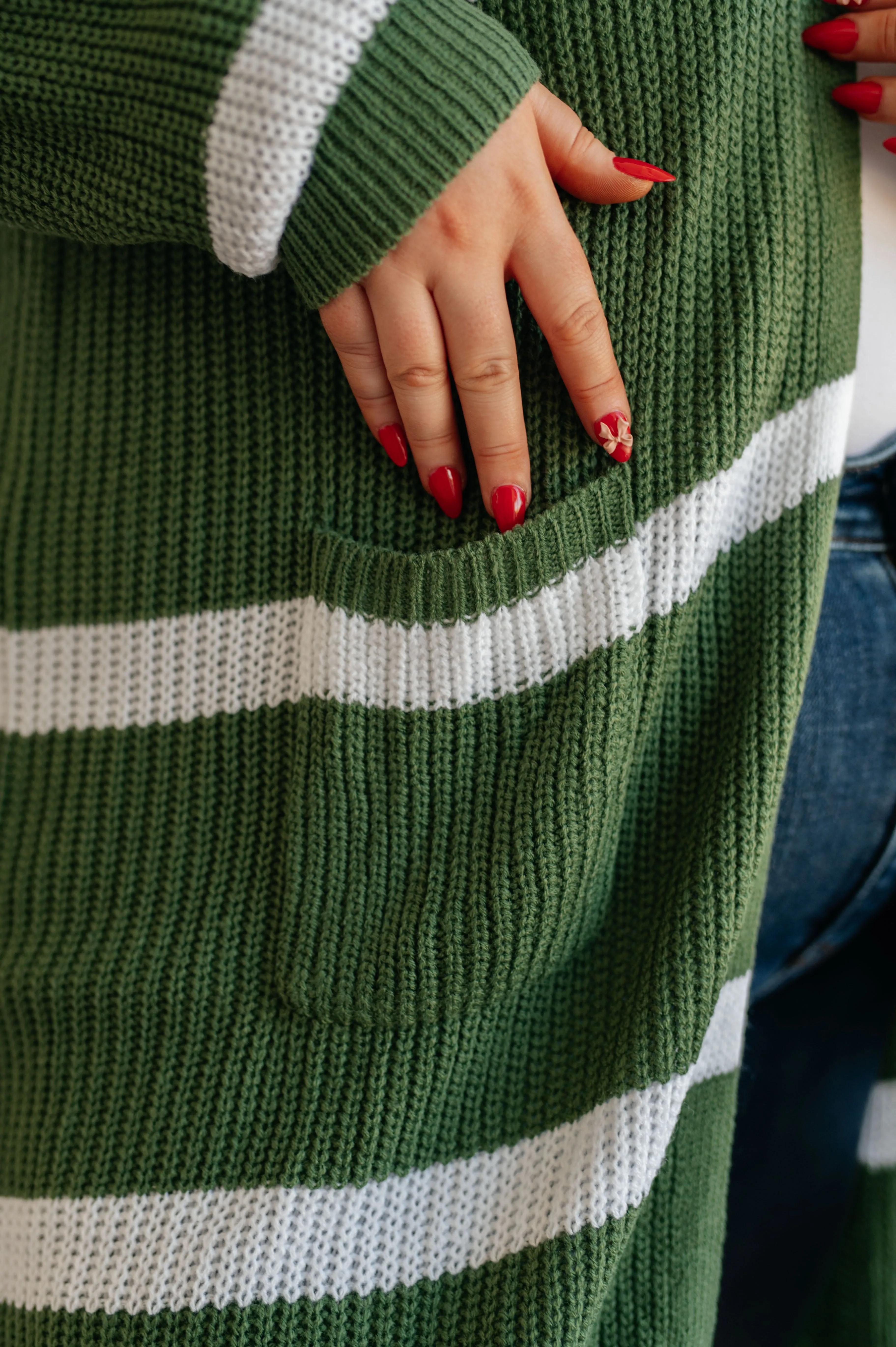 Gretta Striped Cardigan