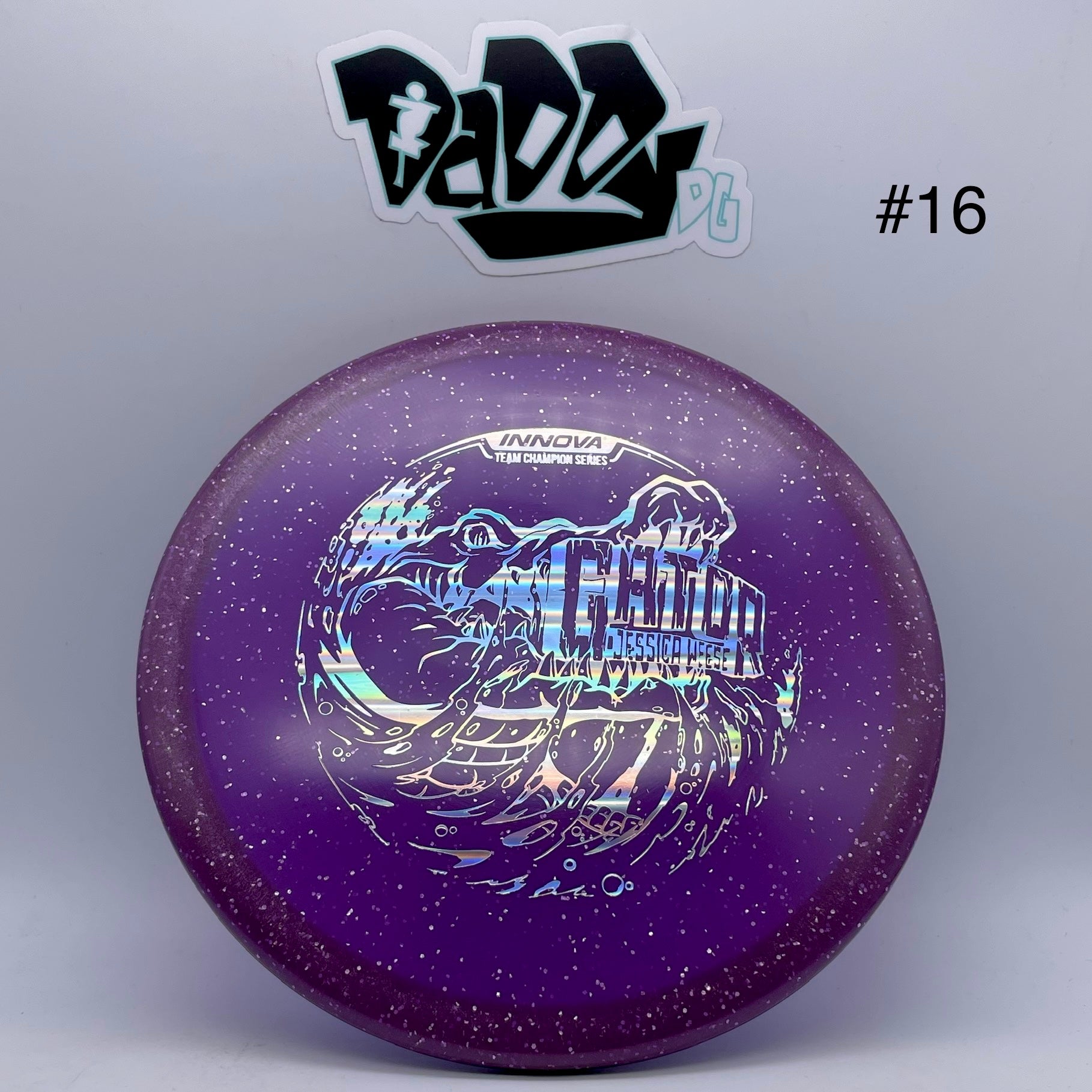 Innova Metal Flake Champion Gator Jessica Weese Tour Series Midrange