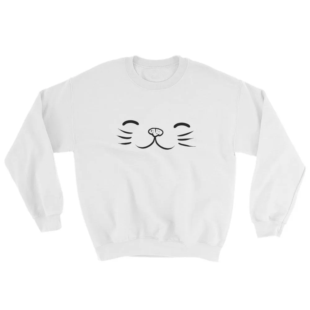 KITTY FACE SWEATSHIRT