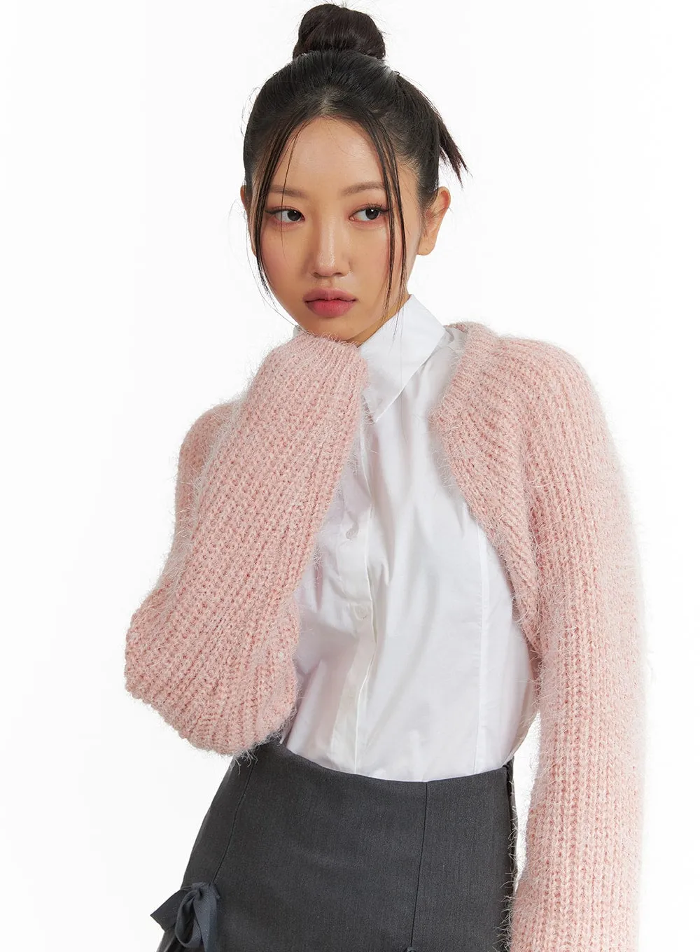 Knitted Bolero Shrug CJ429