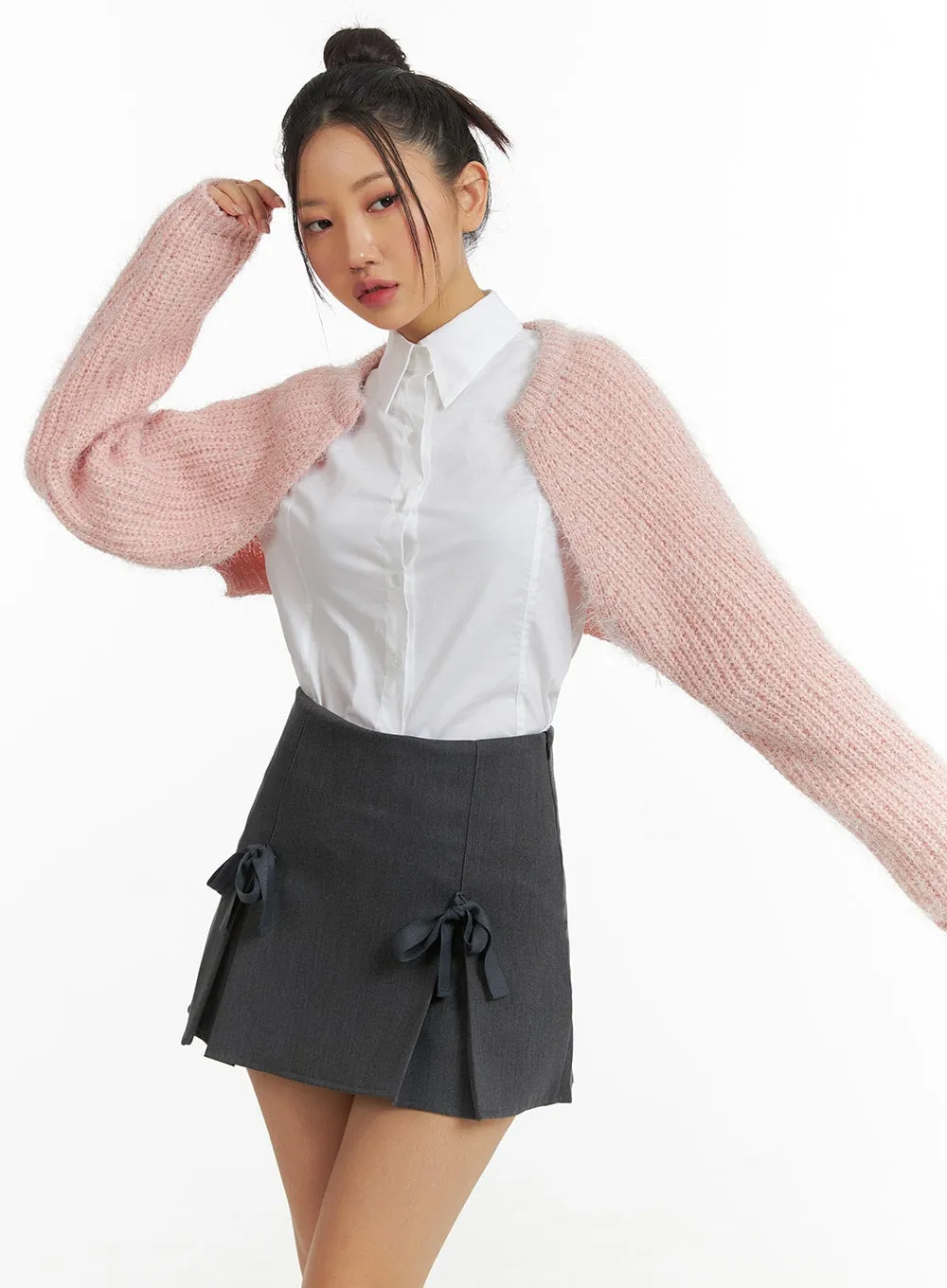 Knitted Bolero Shrug CJ429