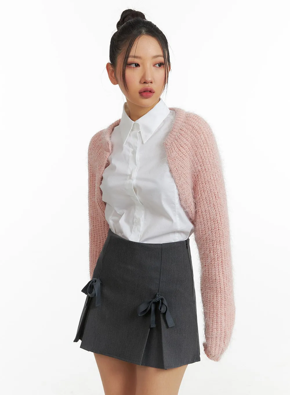 Knitted Bolero Shrug CJ429