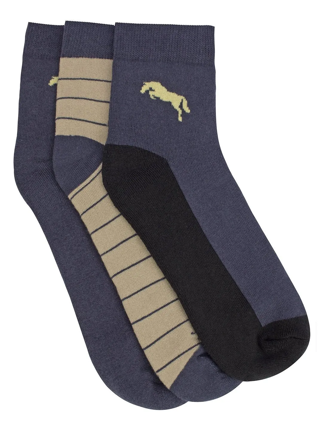 Men Pack of 3 Ankle Length socks